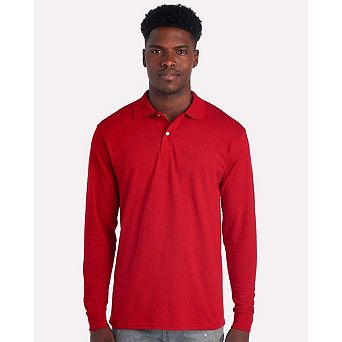 JERZEES Dri-Power Long Sleeve Polo
