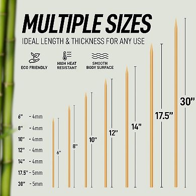 Zulay Kitchen Extra Long Roasting Sticks