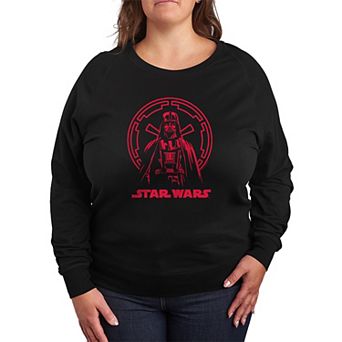 Plus Size Star Wars Darth Vader French Terry Long Sleeve Tee