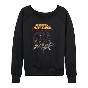 Women's Star Wars Rebel Scum Logo French Terry Long Sleeve Tee