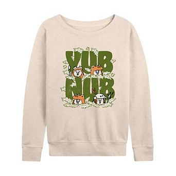 Women's Star Wars Ewok Yub Nub French Terry Long Sleeve Tee