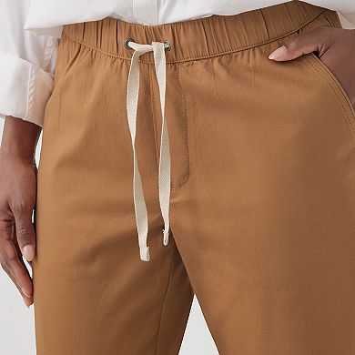 Daily Twill Crop Pant Made with Organic Cotton