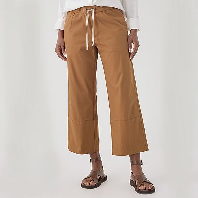 Daily Twill Crop Pant Made with Organic Cotton