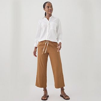 Daily Twill Crop Pant Made with Organic Cotton