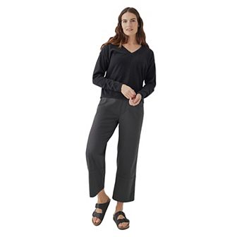 Daily Twill Crop Pant Made with Organic Cotton