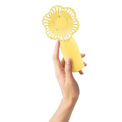 Rechargeable Portal Floral Shaped Pocket Fan