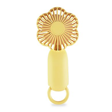 Rechargeable Portal Floral Shaped Pocket Fan