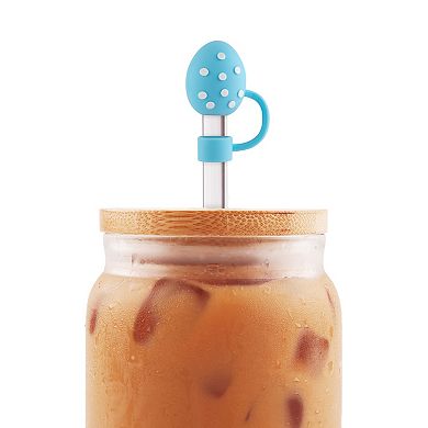 4-pc. Easter Egg Straw Toppers