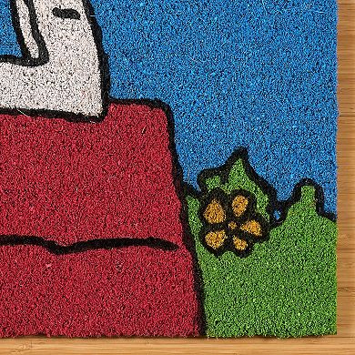 Peanuts Snoopy Spring Nap Coir Indoor / Outdoor Doormat