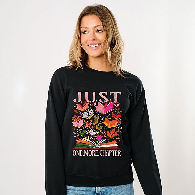 Just One More Chapter Books - Womens Graphic Sweatshirt
