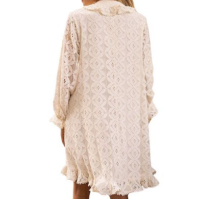 Amber Puff Sleeve Flare Dress