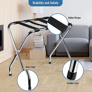 US TECH Luggage Rack-Single Tier, Pack of 1