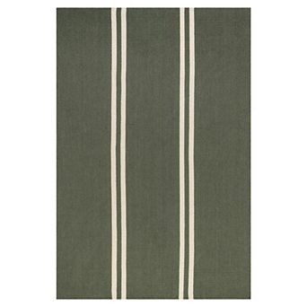 Rugs USA Nuloom Elowen Double Striped Wool Area Rug