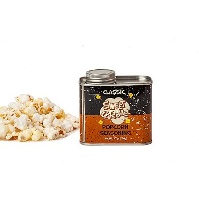 Wabash Valley Farms Retro Tins Popcorn Seasoning Wooden Box Set