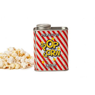 Wabash Valley Farms Retro Tins Popcorn Seasoning Wooden Box Set