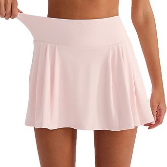 Women's Quick-Dry Sports Skort with Built-in Shorts High-Waisted Workout Running Skirt with Pocket
