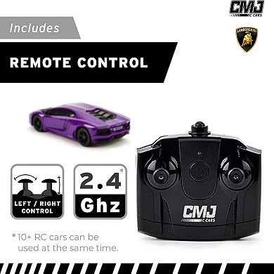 CMJ RC Cars Lamborghini LP700-4 1:24 Scale Remote Control Vehicle with LED Headlights