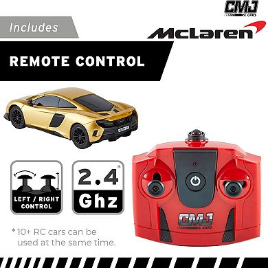 CMJ RC Cars McLaren 675LT 1:24 Scale Remote Control Vehicle with LED Headlights