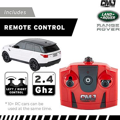 CMJ RC Cars Range Rover 1:24 Scale Remote Control SUV Vehicle with LED Headlights