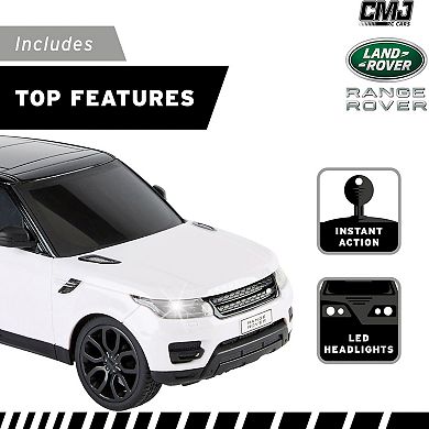 CMJ RC Cars Range Rover 1:24 Scale Remote Control SUV Vehicle with LED Headlights