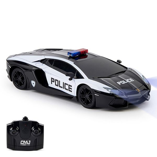 CMJ RC Cars Lamborghini Aventador Police Car Remote Control