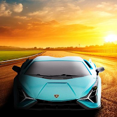 CMJ RC Cars Lamborghini Sián FKP 37 Remote Control Vehicle with LED Headlights