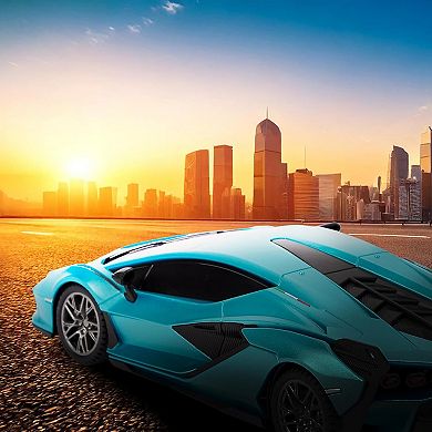 CMJ RC Cars Lamborghini Sián FKP 37 Remote Control Vehicle with LED Headlights