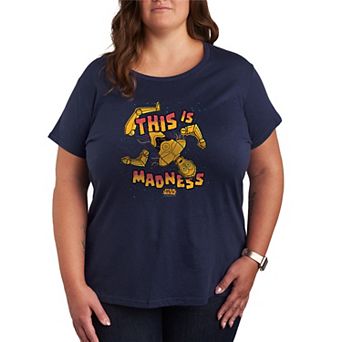 Plus Size Star Wars This Is Madness C-3PO Graphic Tee