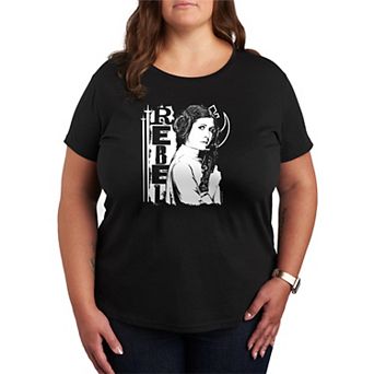 Plus Size Star Wars Princess Leia Rebel Graphic Tee
