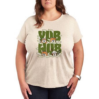 Plus Size Star Wars Ewok Yub Nub Graphic Tee