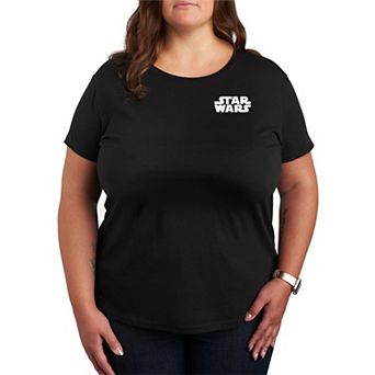 Plus Size Star Wars Logo Graphic Tee