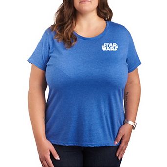 Plus Size Star Wars Logo Graphic Tee