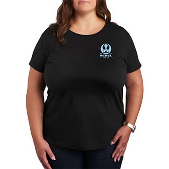 Plus Size Star Wars Rebel Fleet Patch Graphic Tee