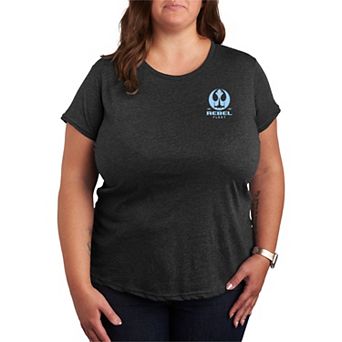 Plus Size Star Wars Rebel Fleet Patch Graphic Tee