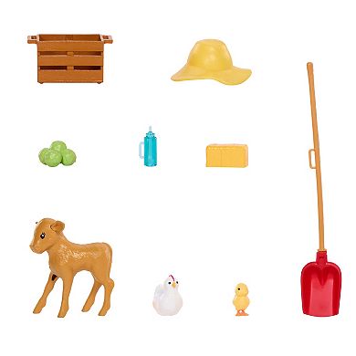 Barbie Farmer Doll & Accessories 3 Animals & 5 Accessories