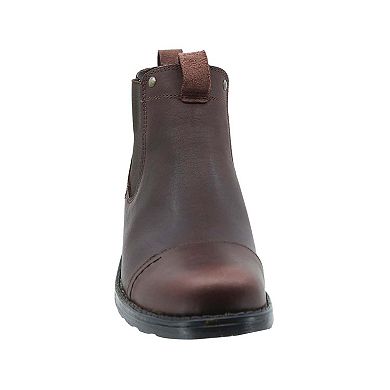 Triples Men's Leather Casual Boot Brown 32808
