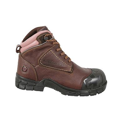 Swissbrand Women's Work Boot Gladiator Brown 2510701