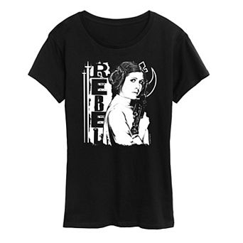 Women's Star Wars Princess Leia Rebel Graphic Tee
