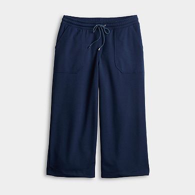 Women's Croft & Barrow® Easy Knit Capri Pants