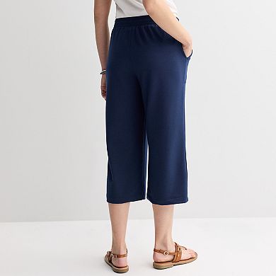 Women's Croft & Barrow® Easy Knit Capri Pants