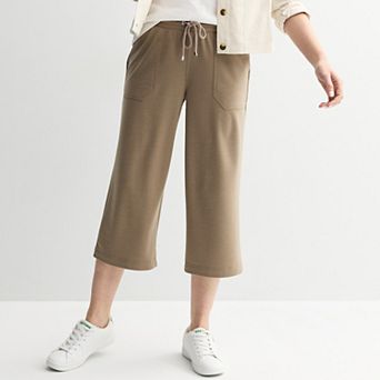 Women's Croft & Barrow® Easy Knit Capri Pants