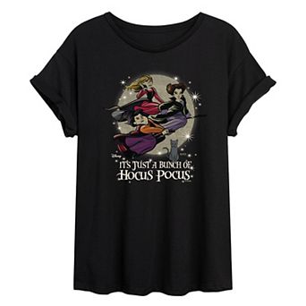 Juniors' Disney's Hocus Pocus Oversized Tee