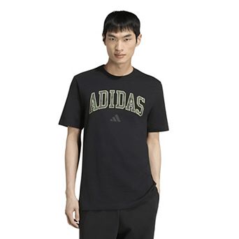 Men's adidas Camo Script Graphic Tee