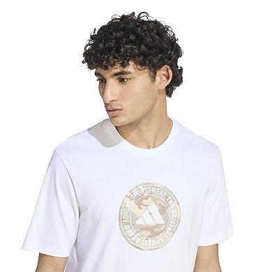 Men's adidas Camo Circle Graphic T-Shirt