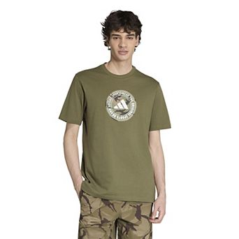 Men's adidas Camo Circle Graphic Tee