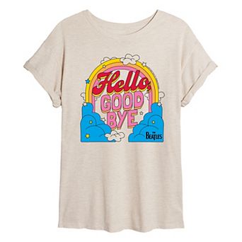 Juniors' The Beatles Hello Goodbye Oversized Tee