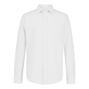 Boys 4-16 IZOD Long Sleeve Synthetic Woven Shirt