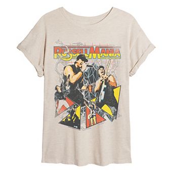 Juniors' Russell Dickerson Russell Mania Oversized Tee