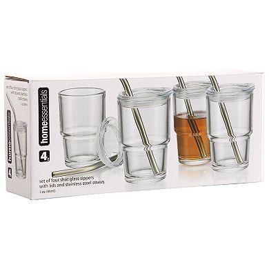 Home Essentials 4-Piece Mini Sipper Set