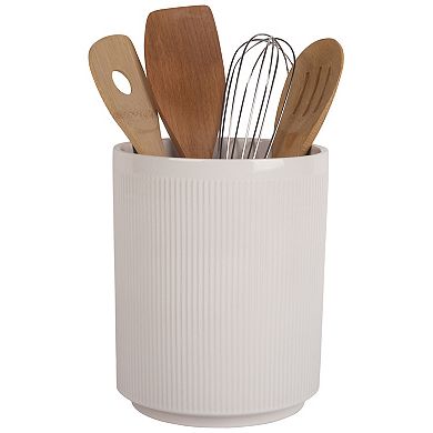 Home Essentials Thin Lines Utensil Crock